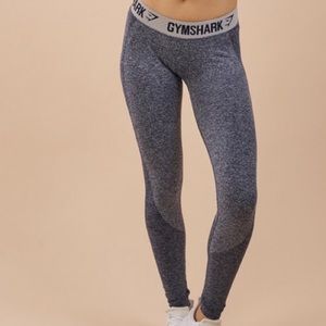Gymshark flex leg in Sapphire blue marl light grey